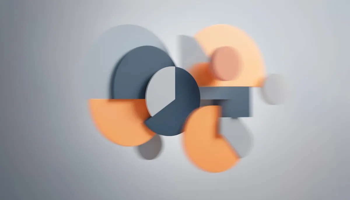 Abstract representation of a hybrid work policy 2026, illustrating balance and structure in remote work restrictions for tech industry professionals.