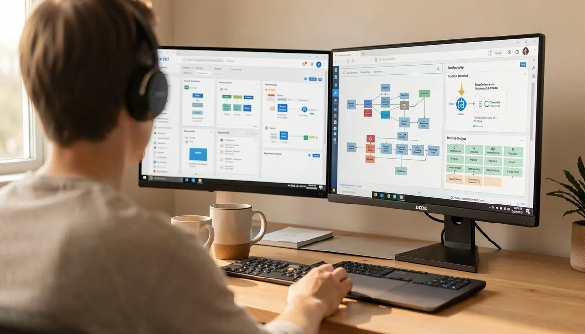 Remote data scientist working with Kubernetes through a low-code platform, enabling cloud-native tools without backend expertise
