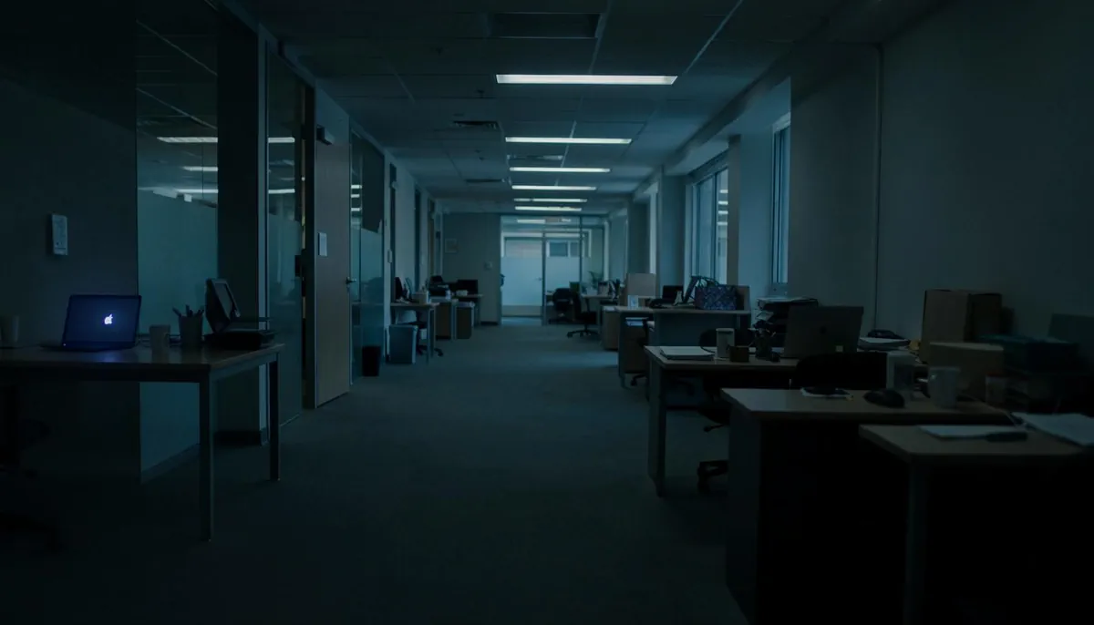 Empty tech office in Seattle reflecting ongoing remote tech job trends and industry shifts in 2026.
